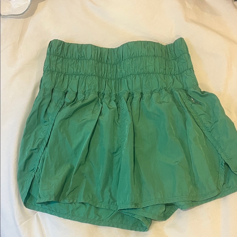 The Way Home FP Movement by Free People High Waist Green Shorts